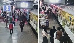 VIDEO: देवदूत बनी रेलवे सुरक्षा बल की महिला कांस्टेबल, ट्रेन में चढ़ने के दौरान गिरे वृद्ध यात्री की जान बचाई