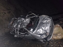 शिमला: आनंदपुर-मैहली नेशनल हाइवे पर गहरी खाई में गिरी कार, चार लोगों की मौत