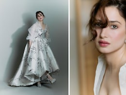 Tamannaah Bhatia Channels Her Inner Barbie In A Voluminous Monochromatic Gown