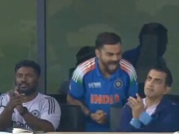 Virat Kohli Can't Keep Calm As Hardik Pandya's Late Cameo Guides India To Champions Trophy 2025 Final - Watch