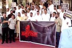 Opposition Demands Maharashtra Minister's Resignation Over Pune Bus Rape Remarks Opposition Demands Maharashtra Minister's Resignation Over Pune Bus Rape Remarks