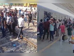Rajasthan: ट्रेन का रूट बदले जाने पर चौमूं रेलवे स्टेशन पर हंगामा, पटरी पर बैठे रहे यात्री; पुलिस को संभालना पड़ा मोर्चा