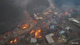 South Korean Man Suspected Of Starting Wildfires While Cleaning Grave
