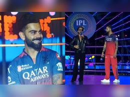 IPL 2025: Shah Rukh Khan And Virat Kohli Dance To <i>Jhoome Jo Pathaan</i> During Opening Ceremony. Watch