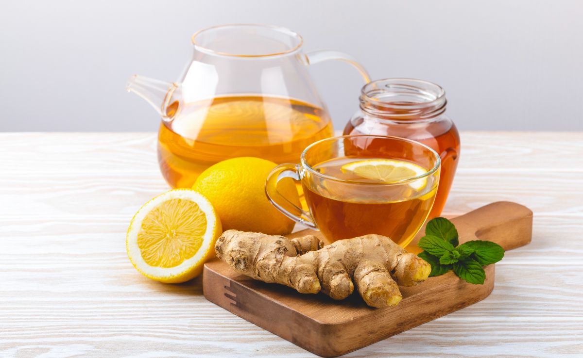 Ginger tea soothes digestion and reduces inflammation