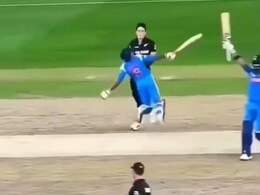 Ravindra Jadeja Collides With New Zealand Pacer During CT 2025 Celebration - Video Goes Viral