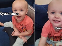 विदेशी बच्ची को हिंदी में बात करते हुए सुनकर लोगों को नहीं हो रहा यकीन, Video देख कहा- मैं उसे पूरे दिन सुन सकता हूं...