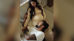 Alongside KL Rahul, Athiya Shetty Embraces Her Baby Bump Most Stylishly In A Knitted Dress