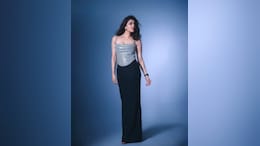 Kajal Aggarwal Looks Like A Million Bucks In A Glitzy Silver Top And Black Skirt