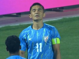 Sunil Chhetri In Tears After Scoring On Return For Indian Football Team - Watch