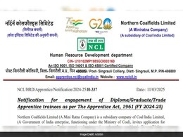 NCL Apprentice Recruitment 2025: Registration Begins, Check Details NCL Apprentice Recruitment 2025: Registration Begins, Check Details