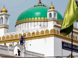 Whitewashing Of Jama Masjid In UP's Sambhal Begins After Court Order