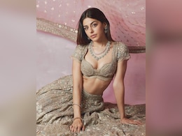 Alaya Furniturewala Exudes Elegance In A Golden Embroidered <I>Lehenga</i> Set By Tarun Tahiliani Alaya Furniturewala Exudes Elegance In A Golden Embroidered <I>Lehenga</i> Set By Tarun Tahiliani
