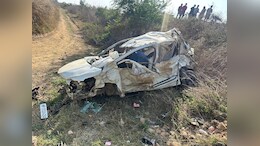 रीवा में भीषण सड़क हादसा: तेज रफ्तार अर्टिगा पुल से गिरी, तीन लोगों की मौके पर मौत