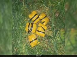 Border Force Recovers Drug Packet Dropped By Pak Drone In Rajasthan Border Force Recovers Drug Packet Dropped By Pak Drone In Rajasthan
