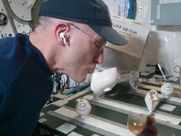 Watch: NASA Astronaut Designs Zero-Gravity Cup To Enjoy Coffee In Space Watch: NASA Astronaut Designs Zero-Gravity Cup To Enjoy Coffee In Space