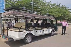 IIT Hyderabad Project On Driverless Vehicles Has A Woman In Driver's Seat IIT Hyderabad Project On Driverless Vehicles Has A Woman In Driver's Seat