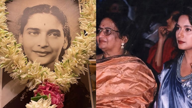 माधुरी दीक्षित ने अमिताभ बच्चन की मां तेजी बच्चन से की अपनी मां की तुलना, कहा- &nbsp;मेरी मां मेरी ताकत थीं