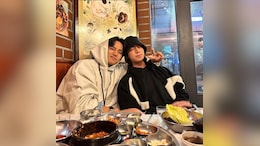 Pics From BTS Jungkook's Reunion With SEVENTEEN's Mingyu On Military Break Are Crazy Viral