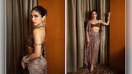 Bhumi Pednekar Looks Boho Chic In A Brown Crochet Cape Set