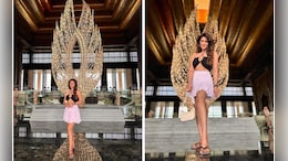 Shama Sikander Looks Ready For A Stylish Summer In A Black Crop Top And White Skirt