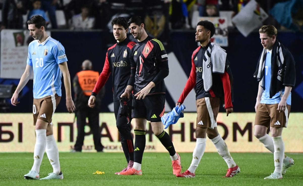 Belgium Outclassed By Ukraine In UEFA Nations League As Thibaut Courtois Loses On Return