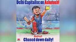 Amul Celebrates Delhi Capitals' Ashutosh Sharma's Victory Against LSG With A Topical