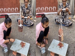 Viral Video: Women's Unconventional Way Of Crushing Chillies Will Leave You In Splits Viral Video: Women's Unconventional Way Of Crushing Chillies Will Leave You In Splits
