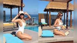 Sonal Chauhan Channels Summer Style In A Chic White Swimsuit In Maldives