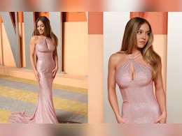 Sydney Sweeney In Shimmery Pink Gown Looks Like A Glittering Goddess At Oscars After Party Sydney Sweeney In Shimmery Pink Gown Looks Like A Glittering Goddess At Oscars After Party