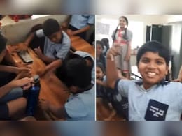 स्कूल के बच्चों ने डेस्क, बॉटल और ज्योमेट्री बॉक्स से बजाया ढोल-ताशा, 30 मिलियन व्यूज के साथ वीडियो वायरल स्कूल के बच्चों ने डेस्क, बॉटल और ज्योमेट्री बॉक्स से बजाया ढोल-ताशा, 30 मिलियन व्यूज के साथ वीडियो वायरल