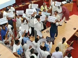Chaos In Odisha Assembly: BJP, Congress MLAs Assault Each Other Chaos In Odisha Assembly: BJP, Congress MLAs Assault Each Other