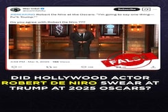 Fact Check: Old Video Of Actor Robert De Niro Swearing At Trump Falsely Linked To Oscars Fact Check: Old Video Of Actor Robert De Niro Swearing At Trump Falsely Linked To Oscars
