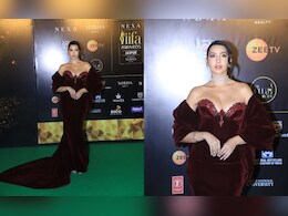 Nora Fatehi Exudes Solid Style Energy In A Stunning Maroon Gown At IIFA 2025