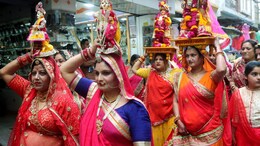 बीकानेर में शुरू हुआ गणगौर उत्सव, इस गांव में 300 साल से रिख्य से बनाई जाती है पिंडोली