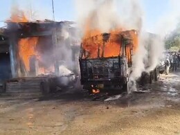 Rajasthan: पलक झपकते ट्रक और दुकान में लगी भीषण आग, टला बड़ा हादसा   Rajasthan: पलक झपकते ट्रक और दुकान में लगी भीषण आग, टला बड़ा हादसा
