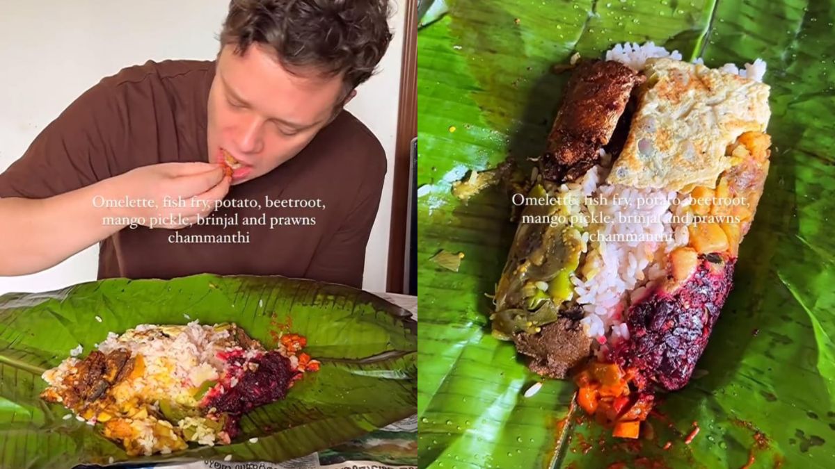 Watch: British Vlogger Enjoys <i>Pothichoru</i> In Kerala, Wins Hearts Online