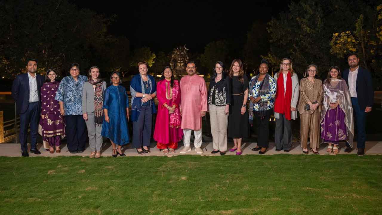Gautam Adani Expresses Gratitude To Women Envoys For Visit To Adani Renewable Energy Park