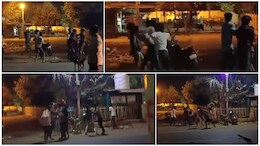 गुना में गैंगवार ! बीच सड़क पर बेखौफ नाबालिग, एक-दूसरे पर बरसाए खूब लात-घूंसे
