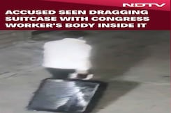 Video: Accused Seen Dragging Suitcase With Congress Worker's Body Inside It Video: Accused Seen Dragging Suitcase With Congress Worker's Body Inside It