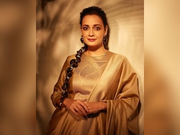Dia Mirza Keeps It Subtle In A Dewy Base And Soft Brown Smokey Lids