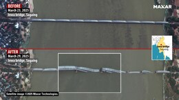 Myanmar Earthquake Aftermath: Satellite Images Show Huge-Scale Destruction