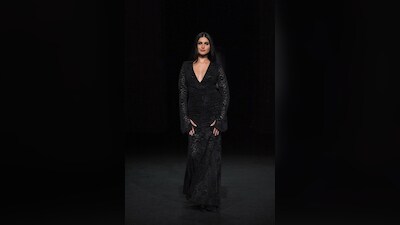 Tara Sutaria Makes A Style Case In A Black Monochromatic Look At The Lakme Fashion  Week