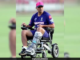 Rahul Dravid Joins Rajasthan Royals Training Session In Wheelchair - Video Leaves Internet Stunned
