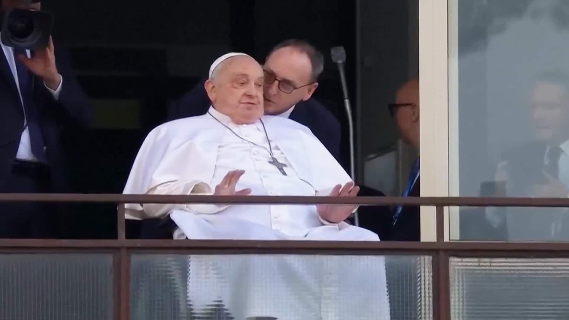 Pope Francis' First Appearance Since February