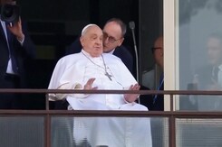 Pope Francis' First Appearance Since February Pope Francis' First Appearance Since February