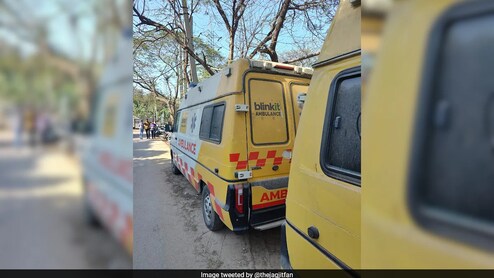 Blinkit Ambulance Reaches In 10 Minutes, X User Quips Startup Should Start Its Own Police