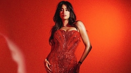 Janhvi Kapoor's Shimmery Red Gaurav Gupta Gown Gets A Sartorial Thumbs Up