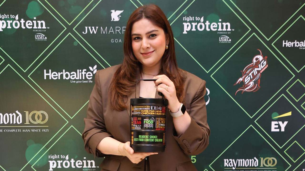 Chef Guntas Sethi Won Readers' Choice: Best Food Content Creator Award At NDTV Food Awards 2025