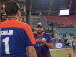 'सर आप इतने चिंतित क्यों हैं  जब',...रोहित शर्मा ने लखनऊ टीम के मालिक संजीव गोयनका से लिए मजे, Video 'सर आप इतने चिंतित क्यों हैं  जब',...रोहित शर्मा ने लखनऊ टीम के मालिक संजीव गोयनका से लिए मजे, Video